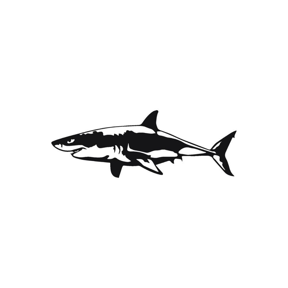 Aquarium Fish Shark - Jpct interessante grote witte haai sticker
