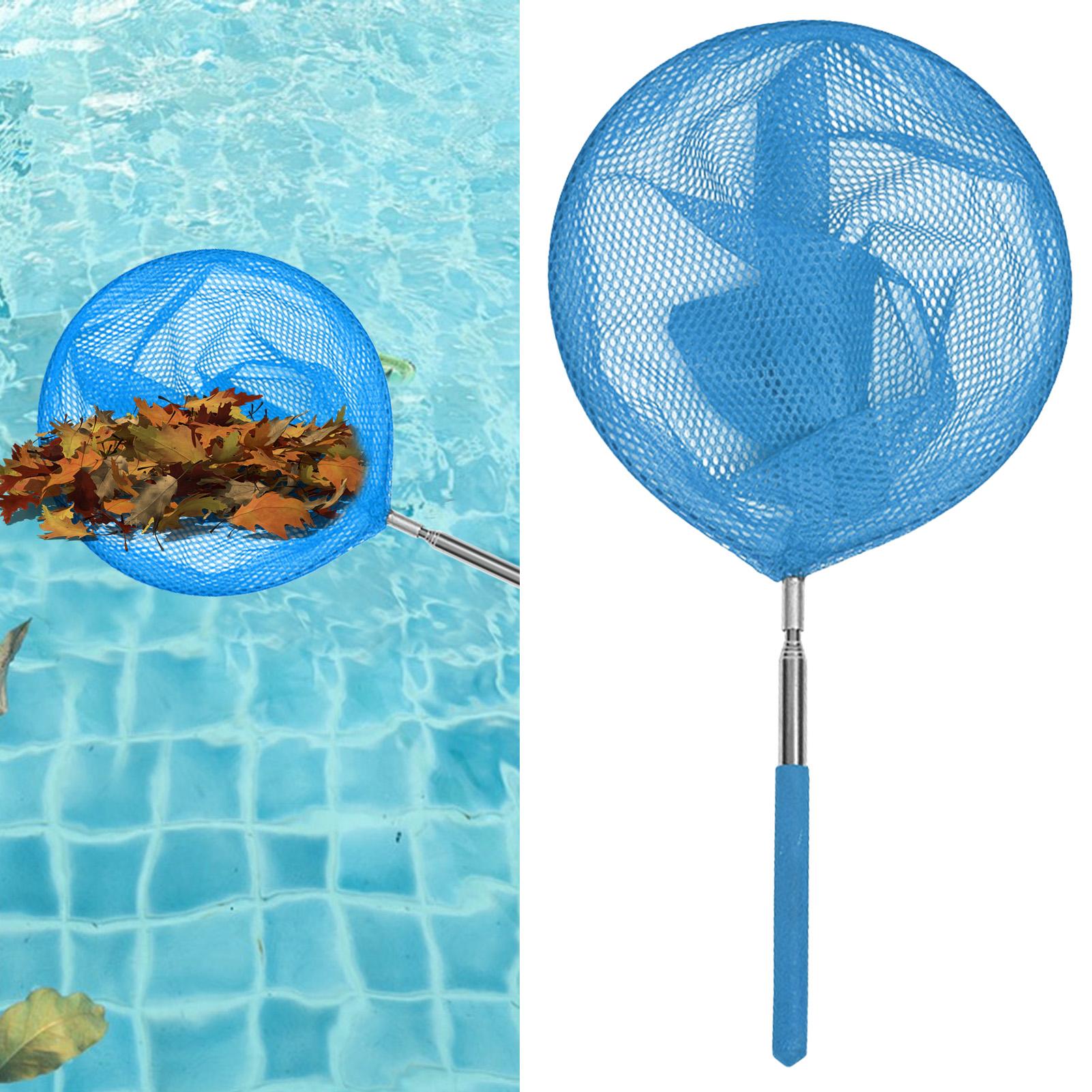 Aquarium Fishing - Telescopisch zwembadreinigingsnet van roestvrij staal, kindervisnet,