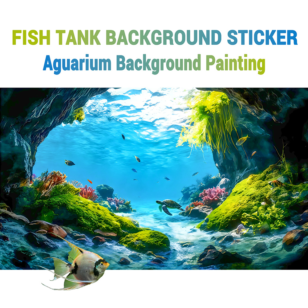 Aquarium Fish Paradise - Turtle Cave Paradise, achtergrondafbeelding voor aquarium,