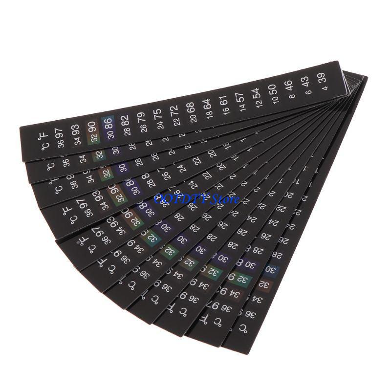 Aquarium Thermometer - 367A 10 PCS Betta Sticker Thermometer