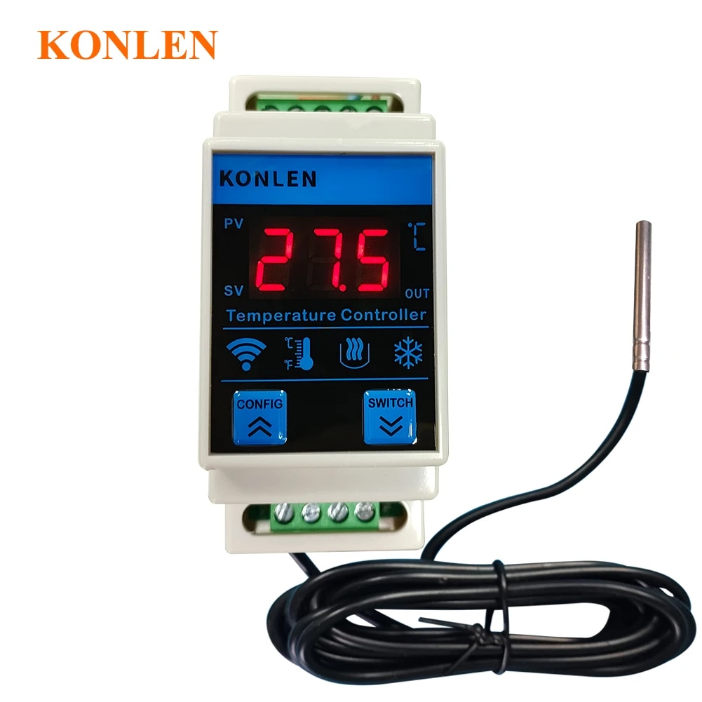 Aquarium Thermometer - Tuya Wifi Temperatuur Sensor Thermometer Controller