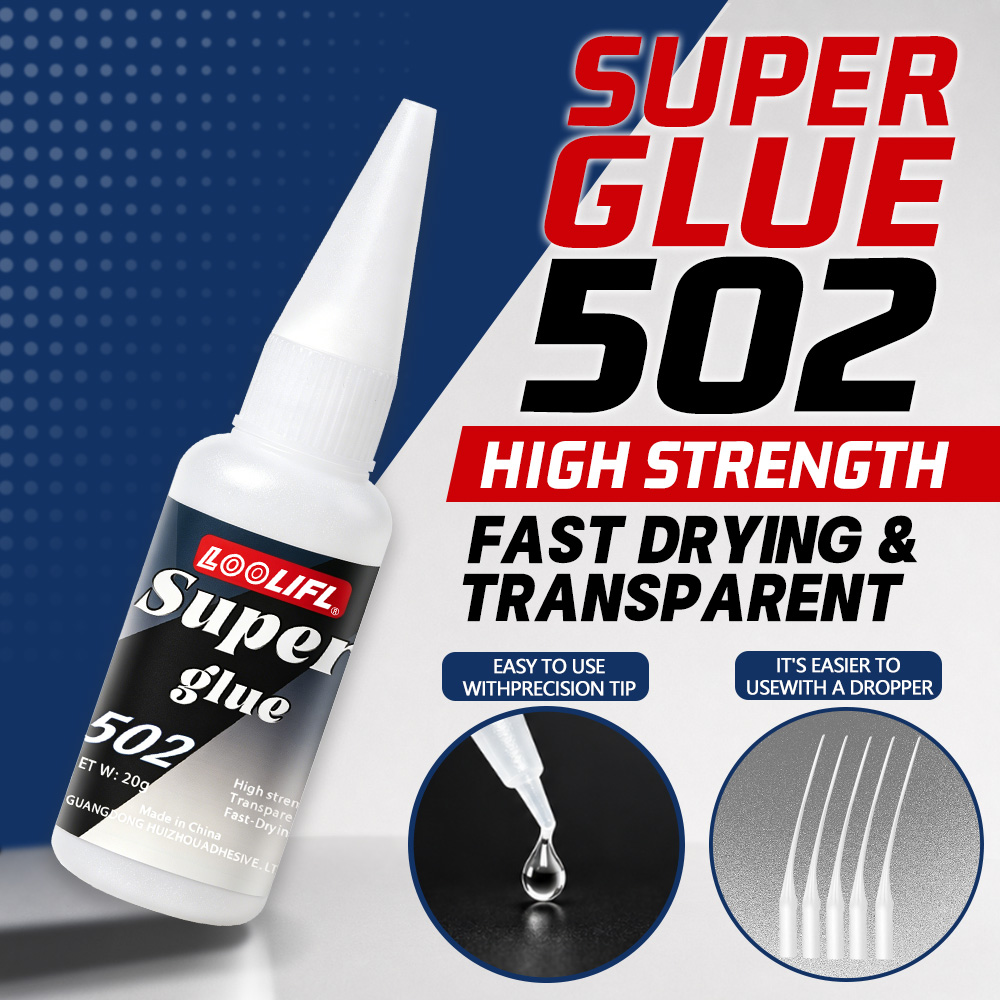 Aquarium Fish Maintenance - Loolifl-502-20Ml Instant transparante cyanoacrylaatlijm met gemiddelde