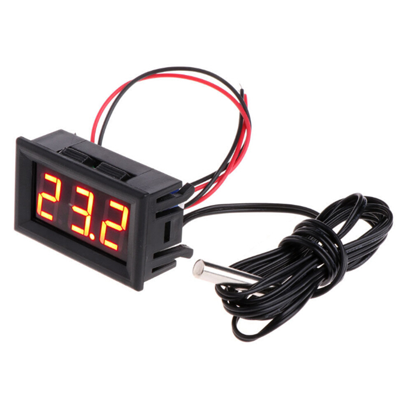 Aquarium Thermometer - DC 5V-12V digitaal temperatuur-LED-display -50 ~