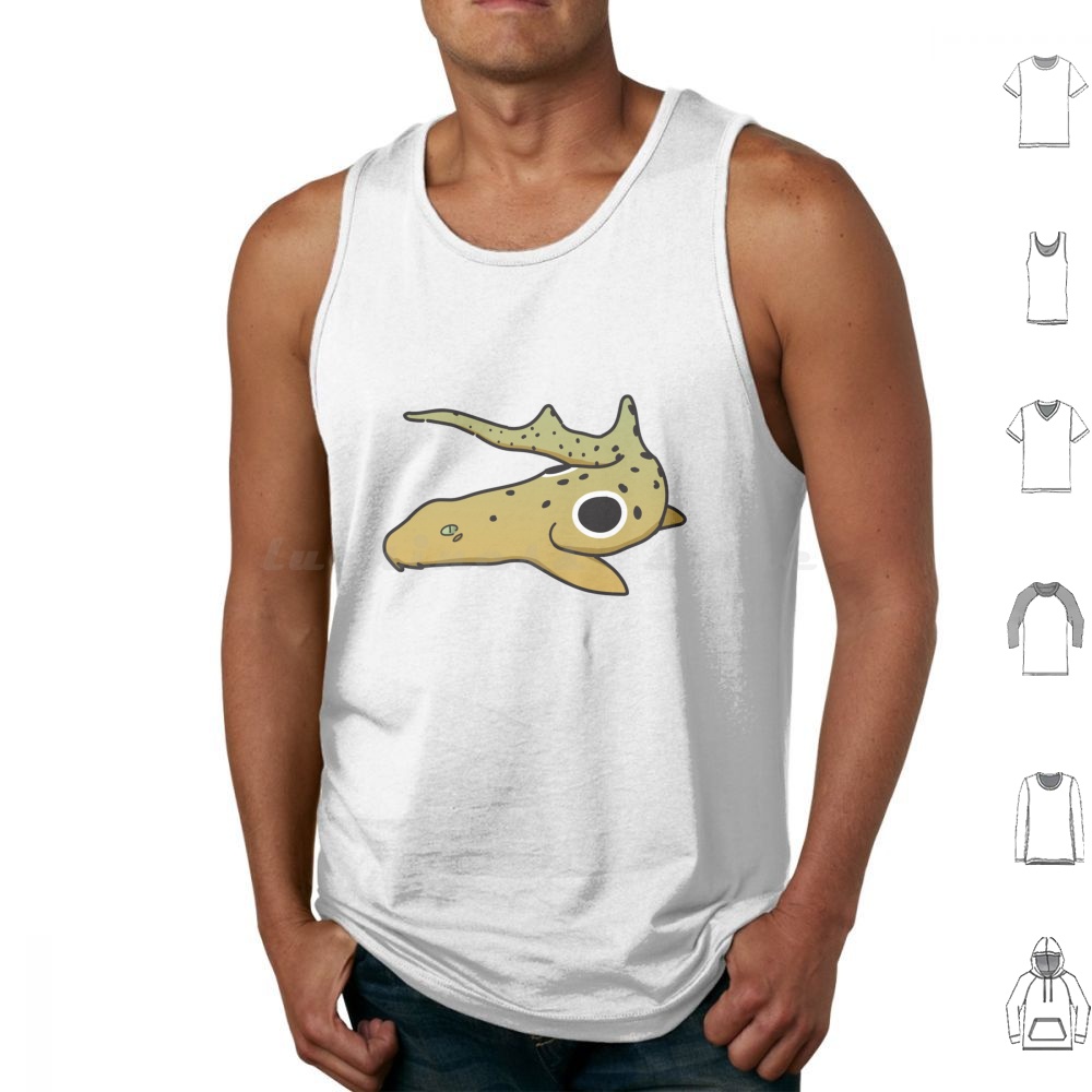 Aquarium Fish Drawing - Epaulette Haai Tekening Tank Tops Print