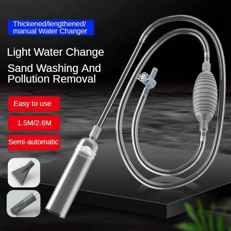 Aquarium Fish Maintenance - Aquarium Sifon Stofzuiger Aquarium Waterwisselaar Handmatige