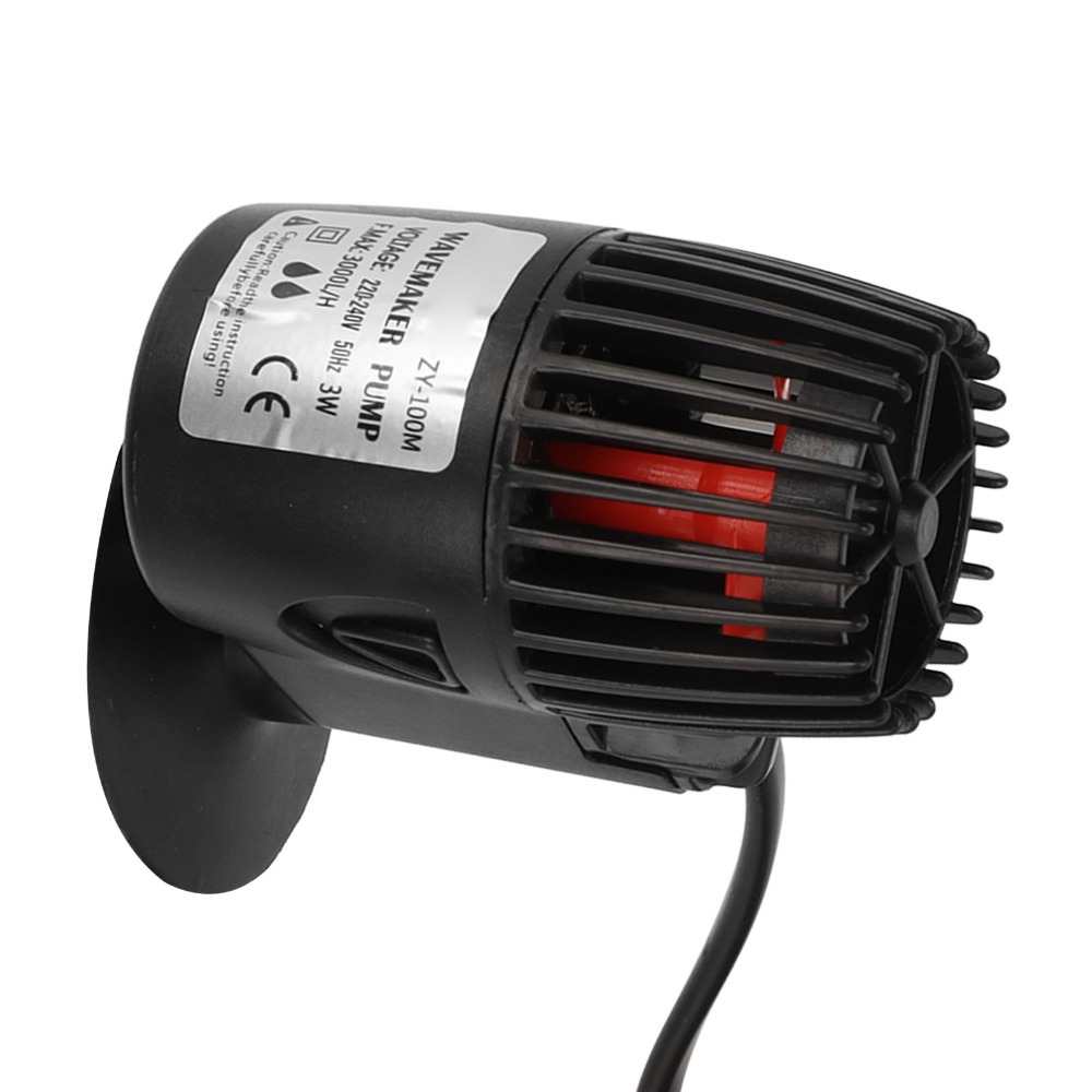 Aquarium Fish Black - 360 graden verstelbare aquarium golfmaker, voorkomt