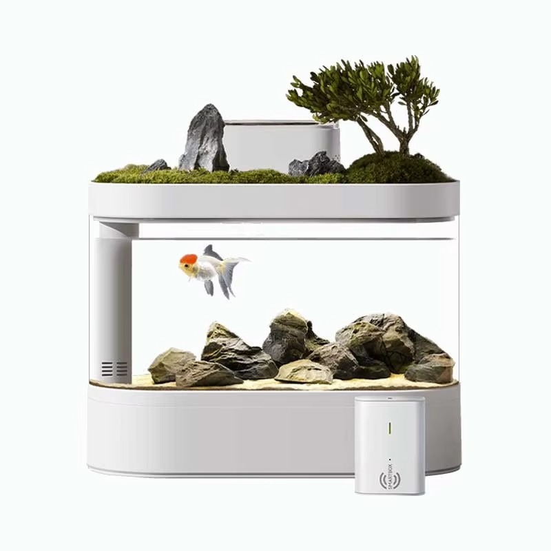 Aquarium Fish Feeder Automatic - Desktop Smart Aquarium Visbak met Automatische