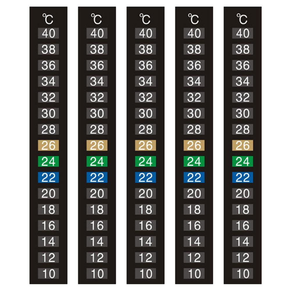 Aquarium Thermometer - Verkleuringsthermometer Zelfklevende aquariumtemperatuurmeting Temperatuurinstrumenten Vistemperatuur Aquarium