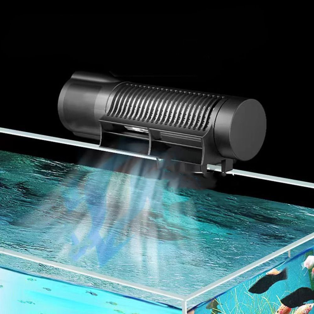 Aquarium Fish Black - Frequentieconversie Aquariumkoelventilator Verstelbare mute-koelventilator voor aquarium