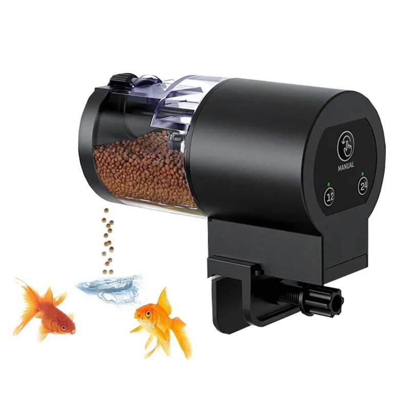 Aquarium Fish Feeder Automatic - 100ml Digitale Automatische Visvoederautomaat met Timer