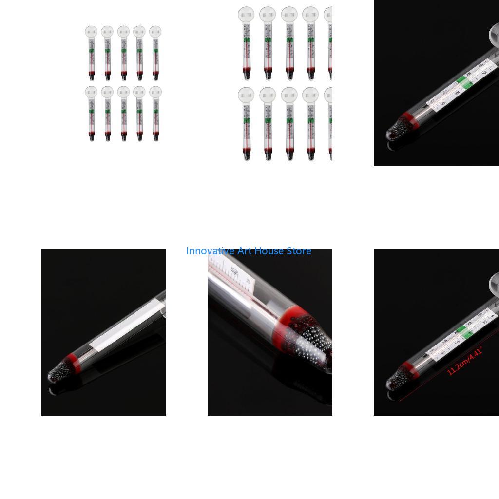 Aquarium Thermometer - E1PC 10-packs aquariumthermometer drijvende vis voor