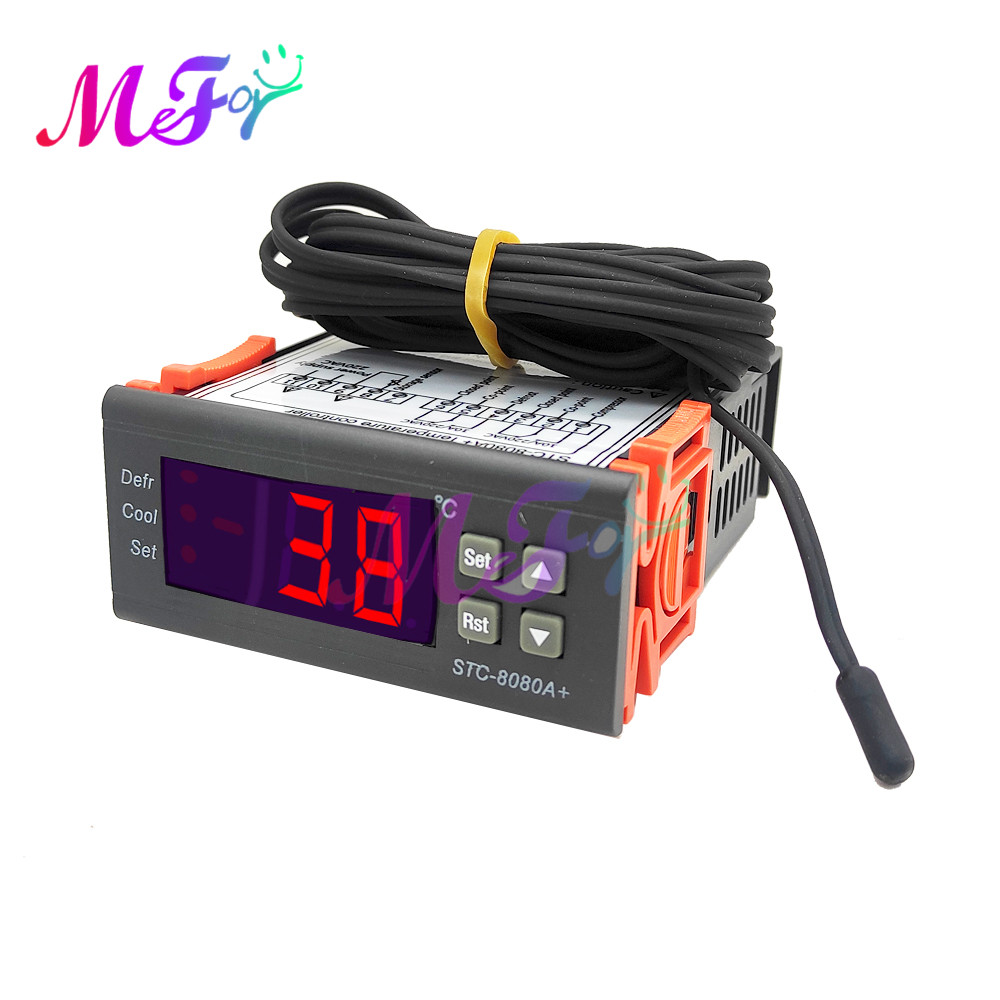 Aquarium Thermometer - Digitale Temperatuurregelaar STC-8080A + Thermoregulator 110-220V