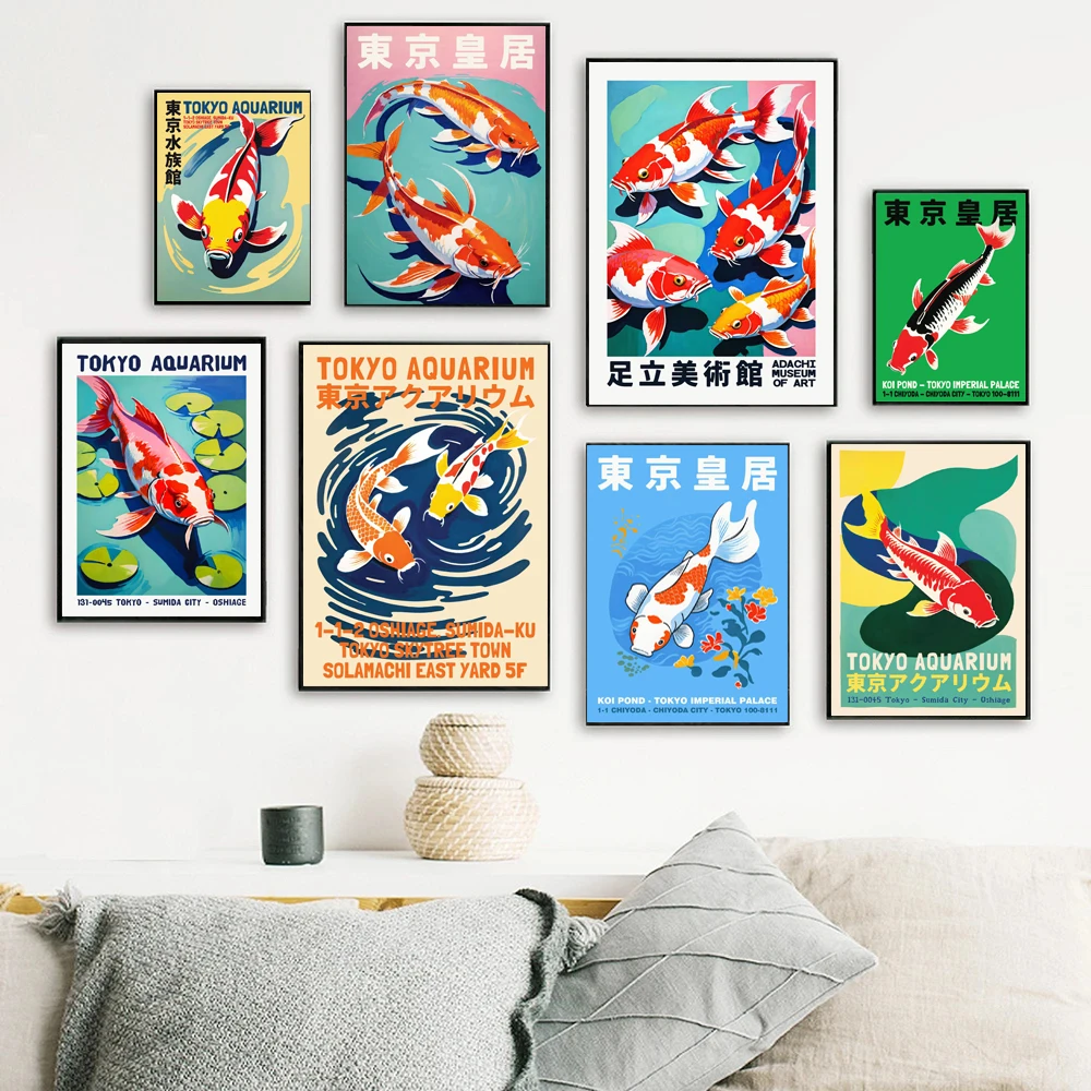Retro Abstract Cartoon Japanse - Aquarium Fish Cartoon recensie en prijs