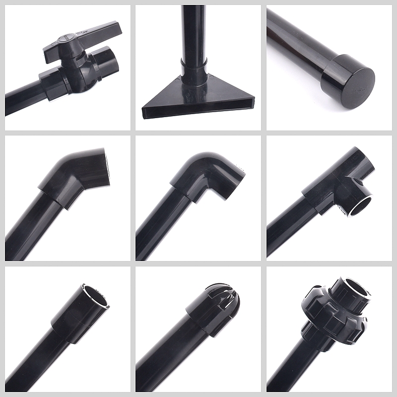 20-50mm Zwart UPVC Pijp Connec - Aquarium Fish Black recensie en prijs