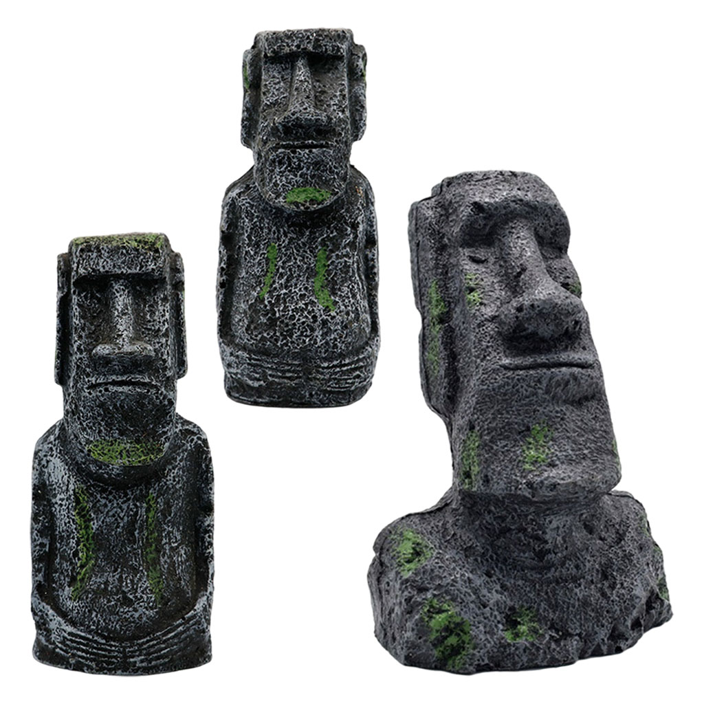 Aquarium Moai Standbeelden Paa - Aquarium Fishing recensie en prijs