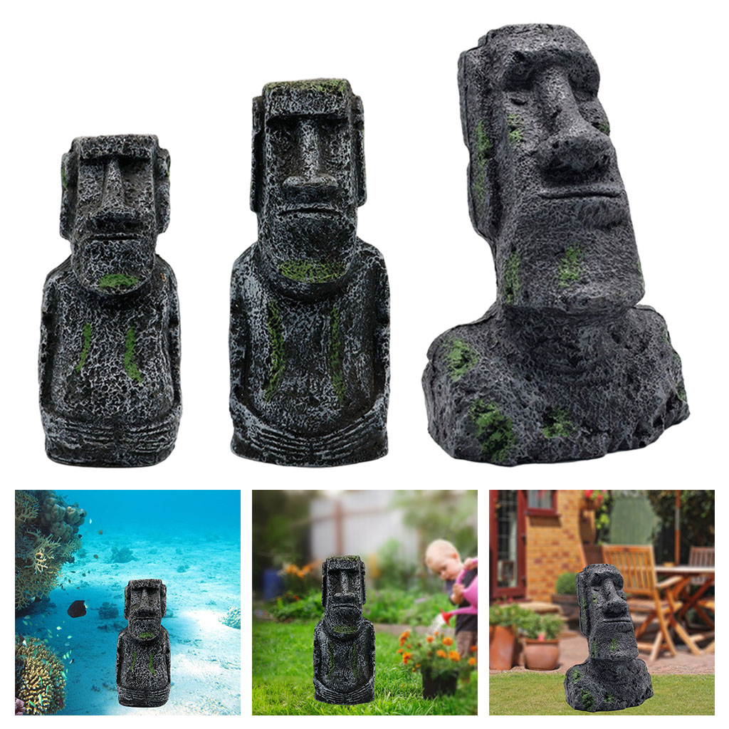 Aquarium Moai Standbeelden Paa - Aquarium Fishing recensie en prijs