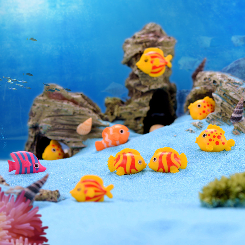 5 stks Mini Vis Miniatuur Beel - Aquarium Fish Cartoon recensie en prijs