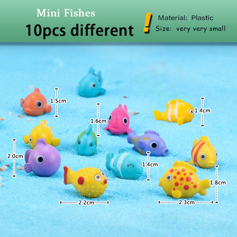 5 stks Mini Vis Miniatuur Beel - Aquarium Fish Cartoon recensie en prijs