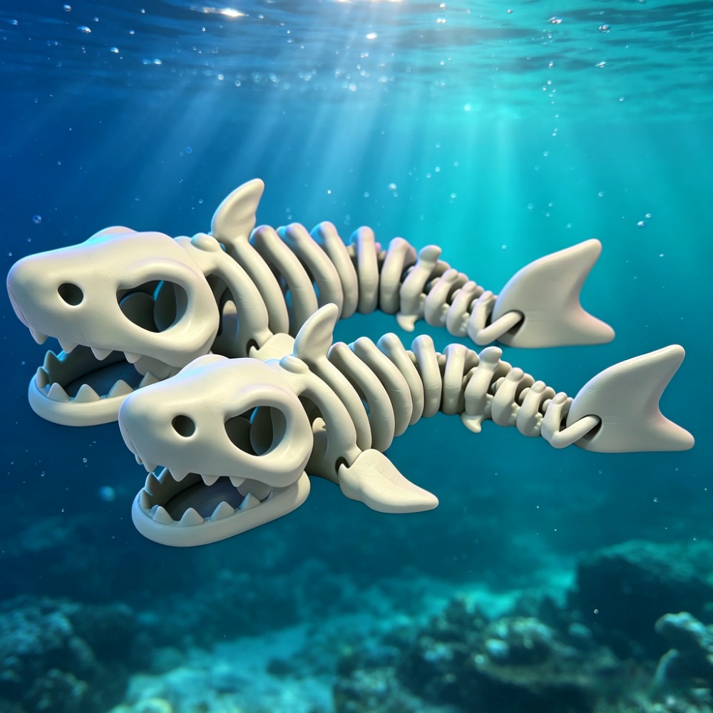 Haaienskelet Aquariumdecoratie - Aquarium Fish Cartoon recensie en prijs
