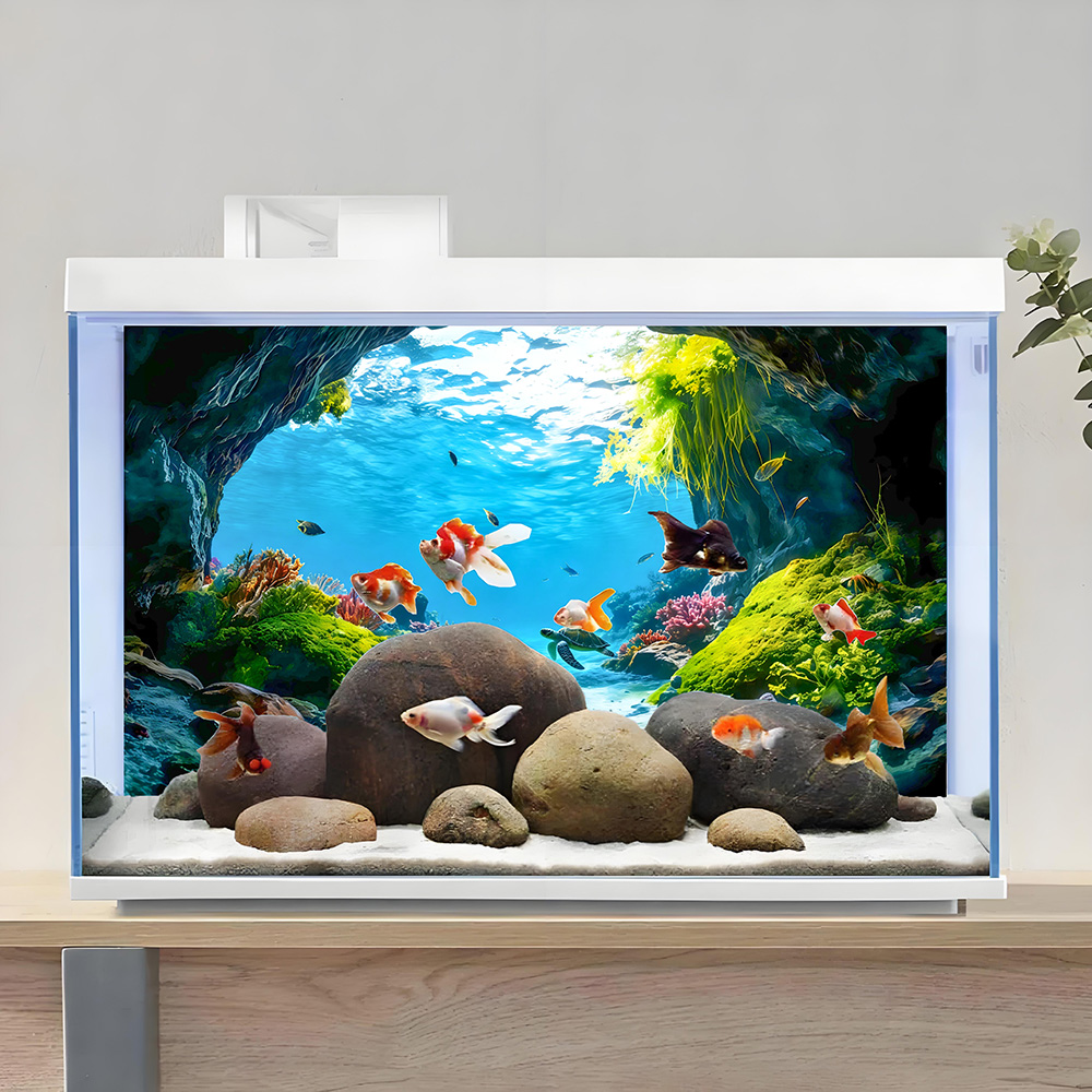 Turtle Cave Paradise, achtergr - Aquarium Fish Paradise recensie en prijs
