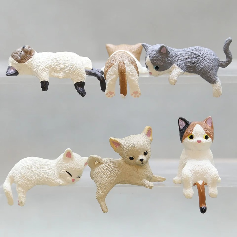 1Pc Leuke Cartoon Kat PVC Woon - Aquarium Fish Cartoon recensie en prijs