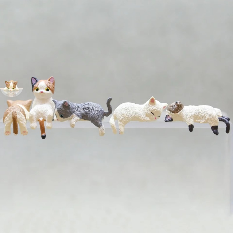 1Pc Leuke Cartoon Kat PVC Woon - Aquarium Fish Cartoon recensie en prijs