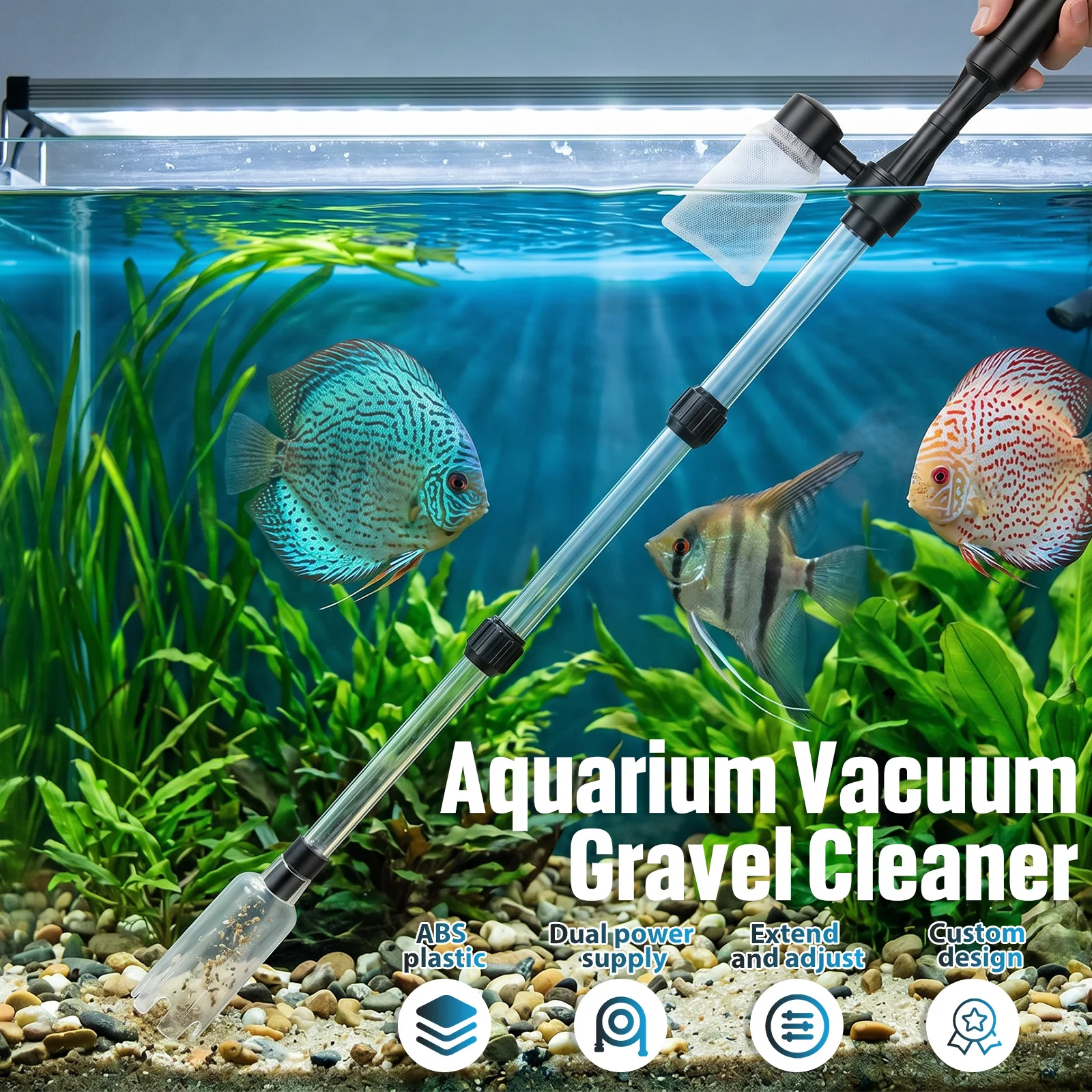Aquariumstofzuiger grindreinig - Aquarium Fish Maintenance recensie en prijs