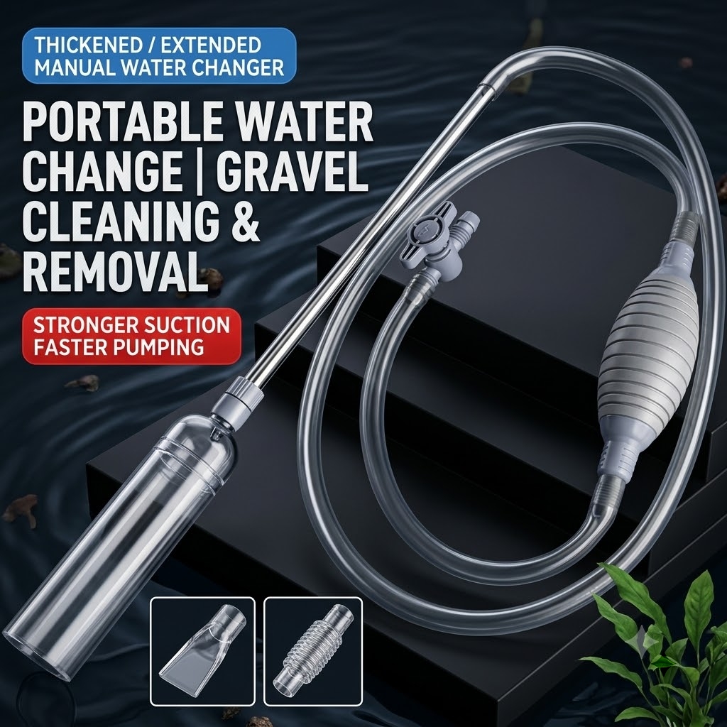 Aquariumsifon, handmatige wate - Aquarium Fish Maintenance recensie en prijs