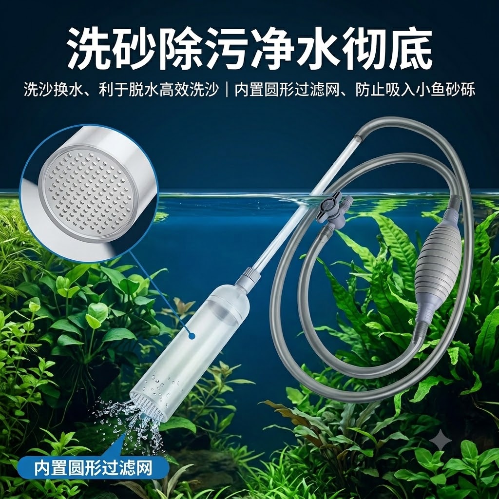 Aquariumsifon, handmatige wate - Aquarium Fish Maintenance recensie en prijs