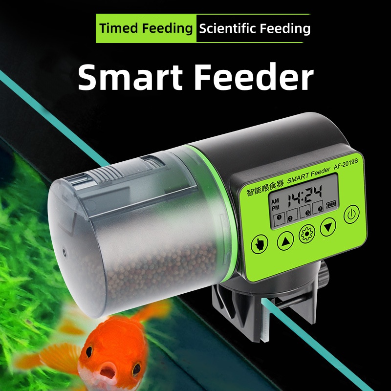 Automatische voeder voor aquar - Aquarium Fish Feeder Automatic recensie en prijs