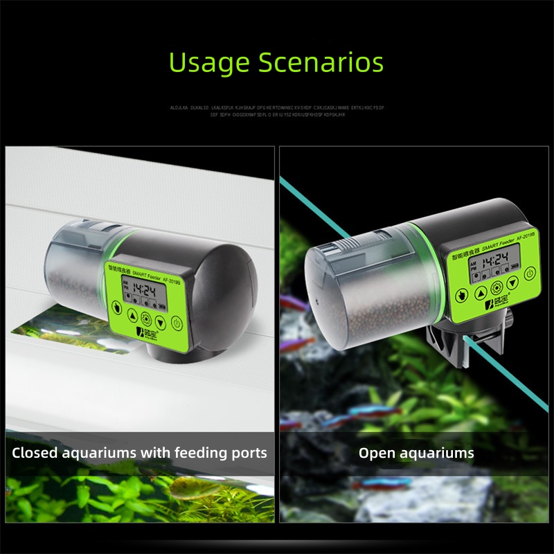 Automatische voeder voor aquar - Aquarium Fish Feeder Automatic recensie en prijs