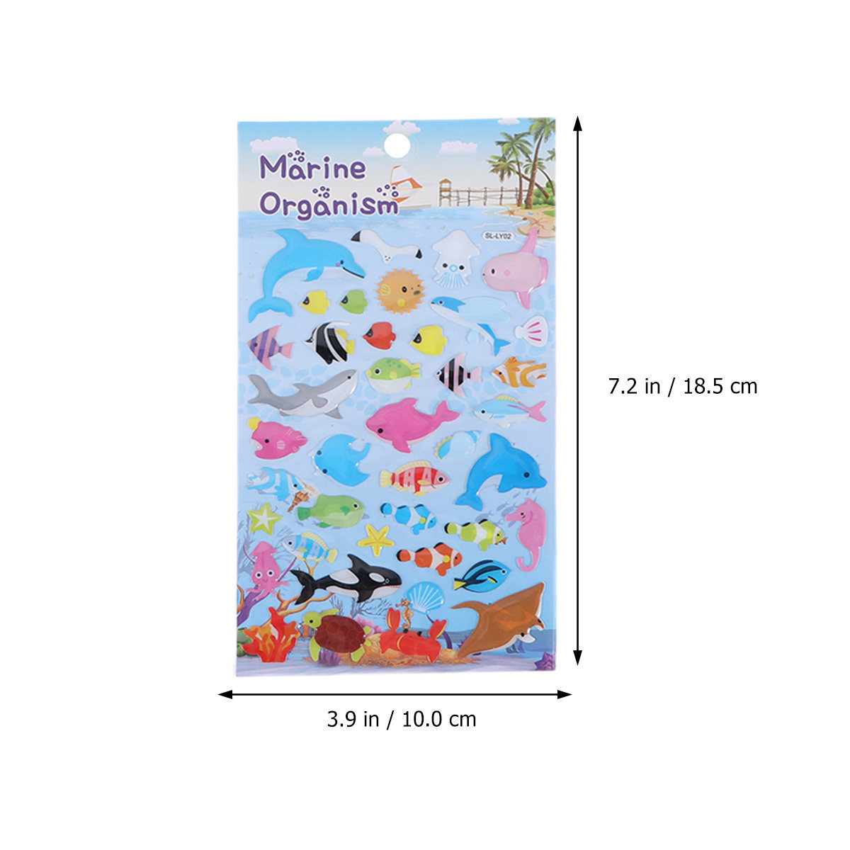 10 vellen cartoon visstickers  - Aquarium Fish Cartoon recensie en prijs