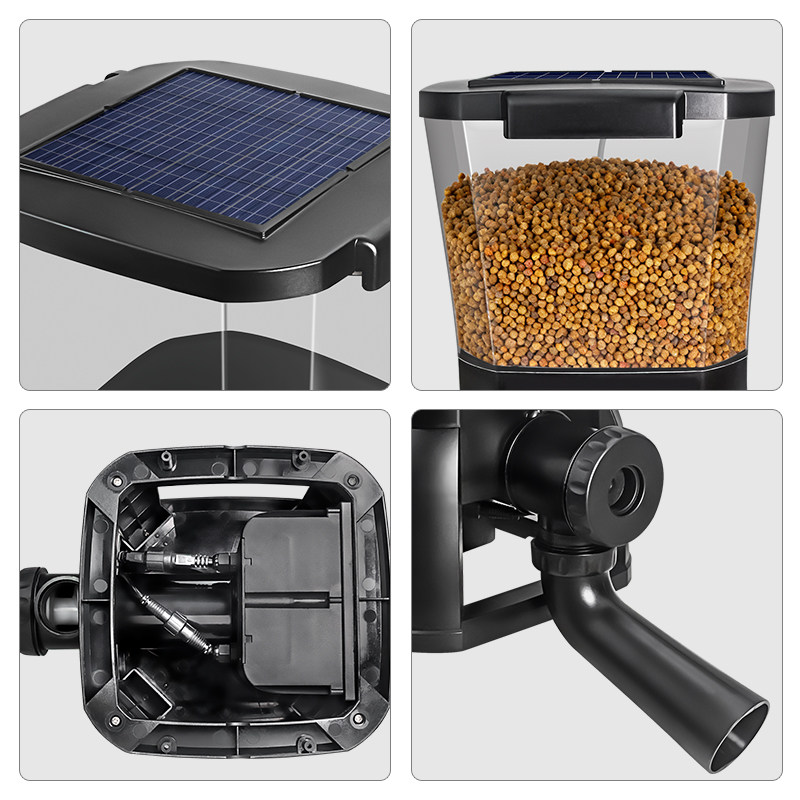 Jebao solar koi vijver buiten  - Aquarium Fish Feeder Automatic recensie en prijs