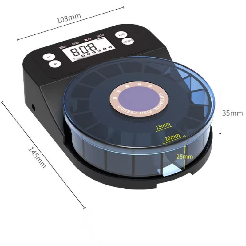 Oplaadbare automatische visvoe - Aquarium Fish Big Size recensie en prijs