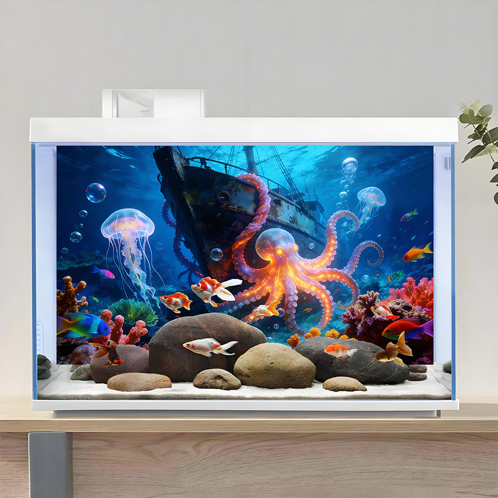 Aquarium achtergrondsticker, O - Aquarium Fish Paradise recensie en prijs