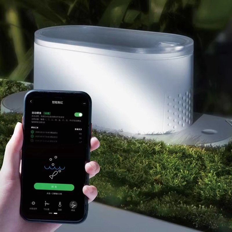 Desktop Smart Aquarium Visbak  - Aquarium Fish Feeder Automatic recensie en prijs