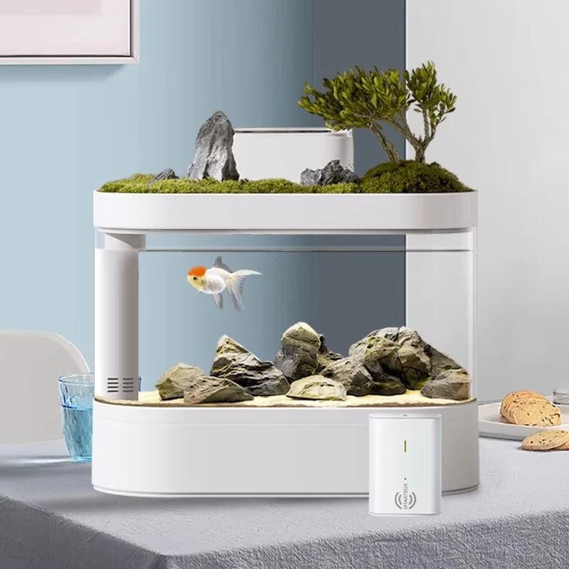 Desktop Smart Aquarium Visbak  - Aquarium Fish Feeder Automatic recensie en prijs