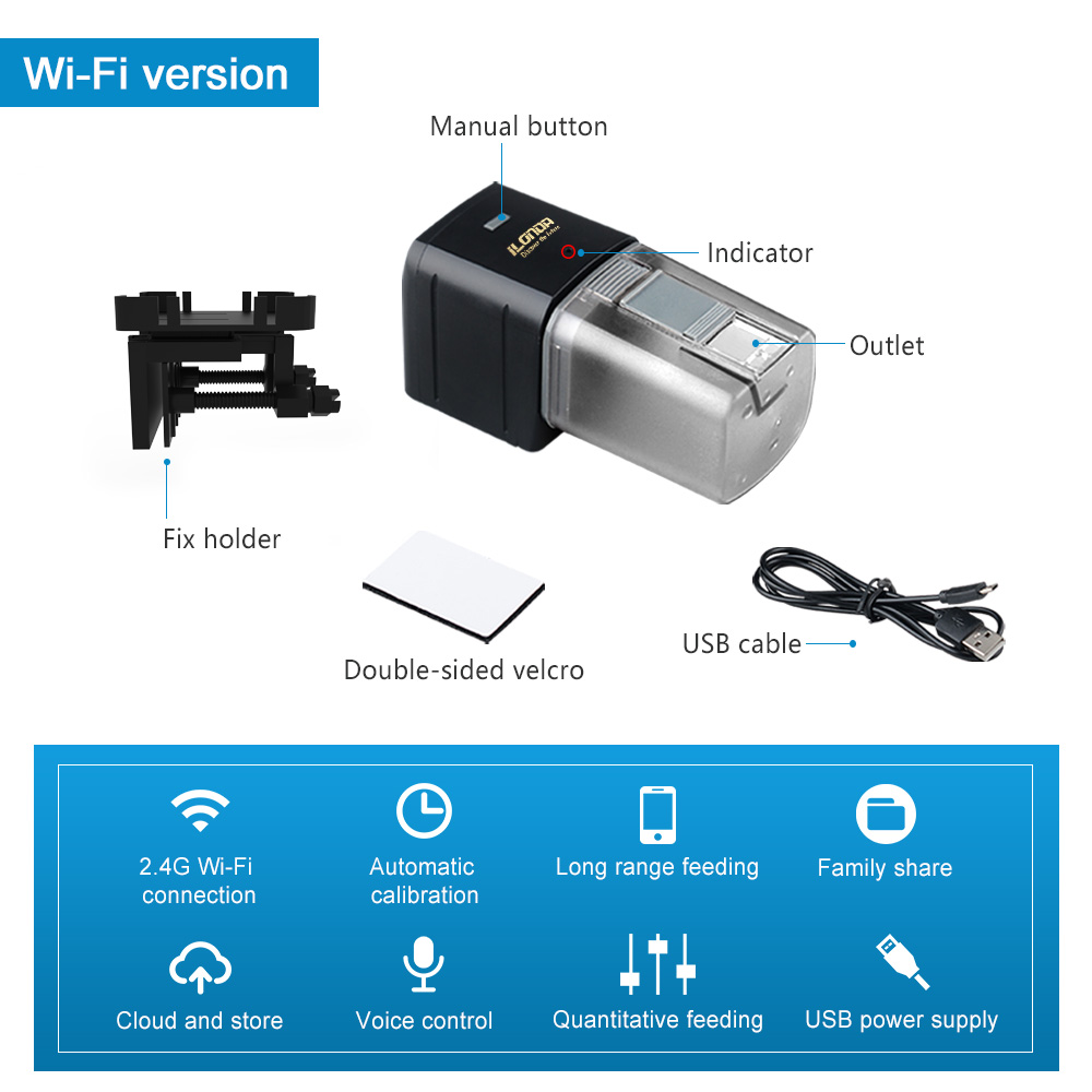 WiFi Fish Feeder Automatische  - Aquarium Fish Feeder Automatic recensie en prijs
